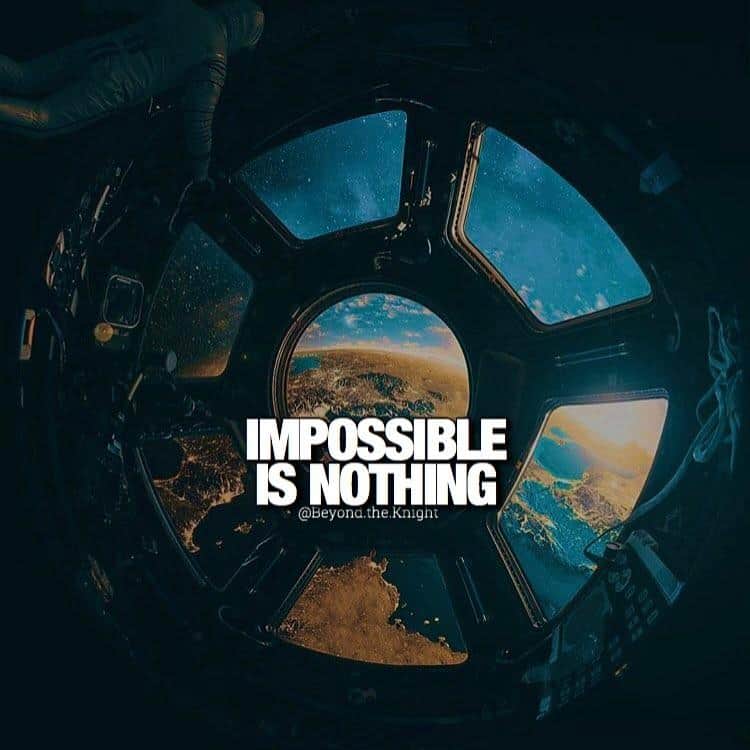 “Impossible is nothing.” - quote