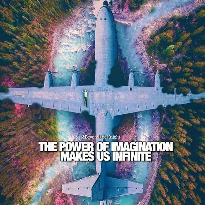 “The power of imagination makes us infinite.” - quote