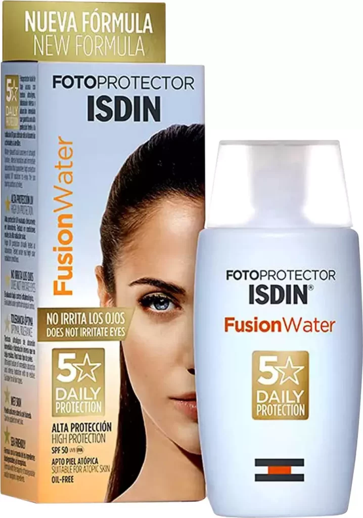 fotoprotector isdin spf 50 fusion water 50 ml 3 1660743781 13 Best Non-Comedogenic Sunscreen In India For Every Skin Type