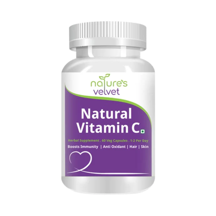 natures velvet lifecare natural vitamin c 500mg capsule 1 10 Best Vitamin C Supplement In India For Better Immunity Health Skin