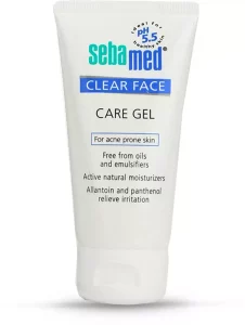 sebamed clear face care gel 50ml ph 55 acne prone skin hyaluron aloe vera water based moisturiser 2 1671741136 226x300 1 11 Best Gel Moisturizer In India For Oily, Combination, Acne-Prone Skin