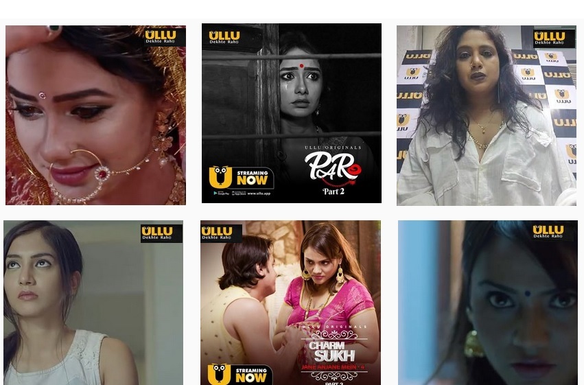 Ullu web series actress name and list with photo's 