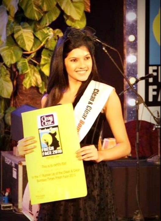 Ashrita Shetty as the winner of Clean Clear Fresh Face competition