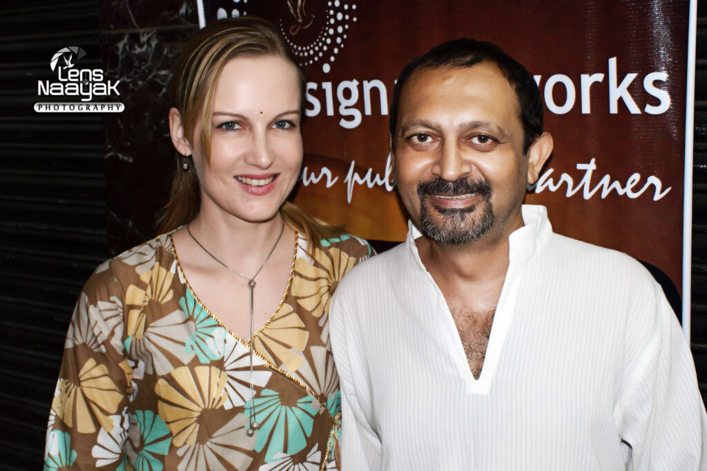 Bollywood Actors Akhil Mishra Suzanne Bernert from Germany in Bollywood 2