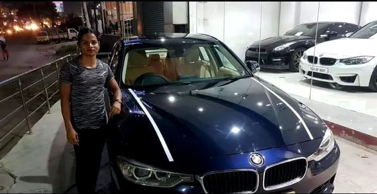 Dutee Chand With Her BMW