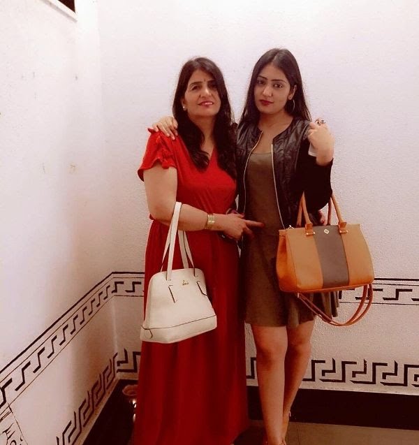 Anjali Tatrari with Her Mother