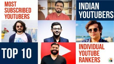 AAWho is No.1 Youtuber of India Top 10 Indian Youtubers Carryminati